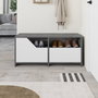 Hanah Home Zapatero Nexus Gris y Blanco